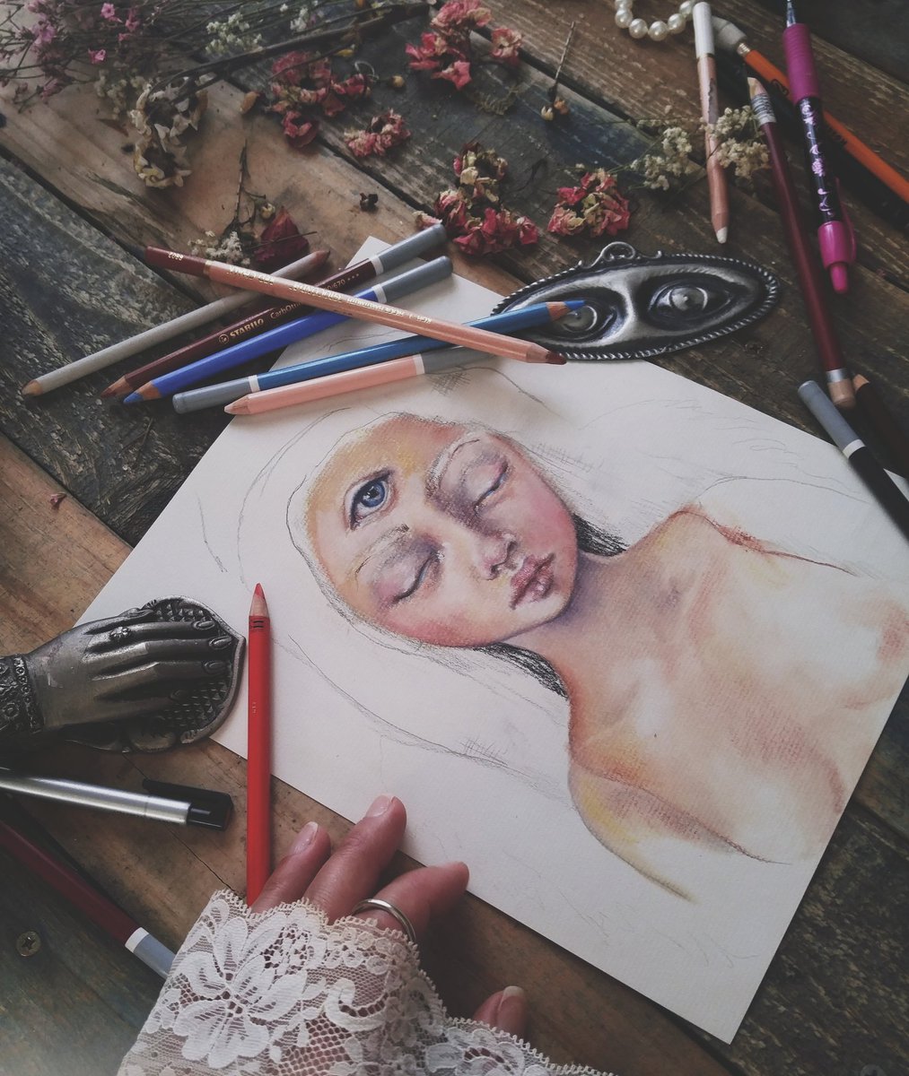 BellaHarrisArt's tweet photo. #wip 'wake up'

#art #pastel #drawing #create https://t.co/vG80x4gUO8