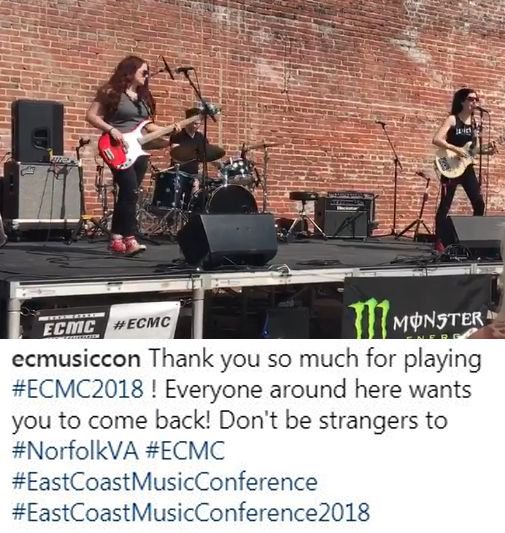 rosecoraperry's tweet photo. Aw shucks well #NorfolkVA's @ECMusicCon we loved "y'all" & ur #SouthernCharm 2! Thx again 4 having us!
#RoseCoraPerry #WeBringtheRock #RocksNotDead #Norva #Norfolk #NorfolkMusic #NorfolkLiveMusic #NorfolkVirginia #ECMC #ECMC2018 #VisitNorfolk #EastCoastMusicConference #VAmusic https://t.co/sZuGrDkDLX
