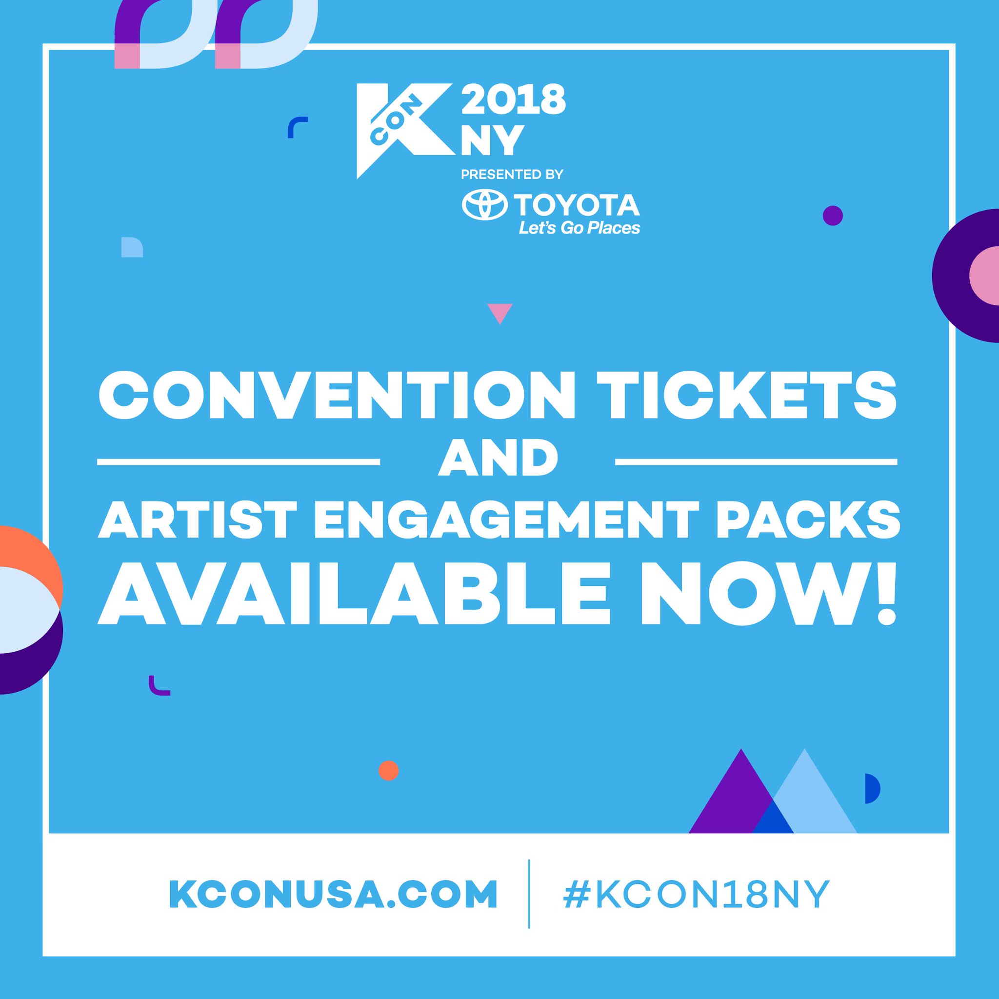 KCON USA on Twitter "[TICKETS] Convention tickets & artist engagement