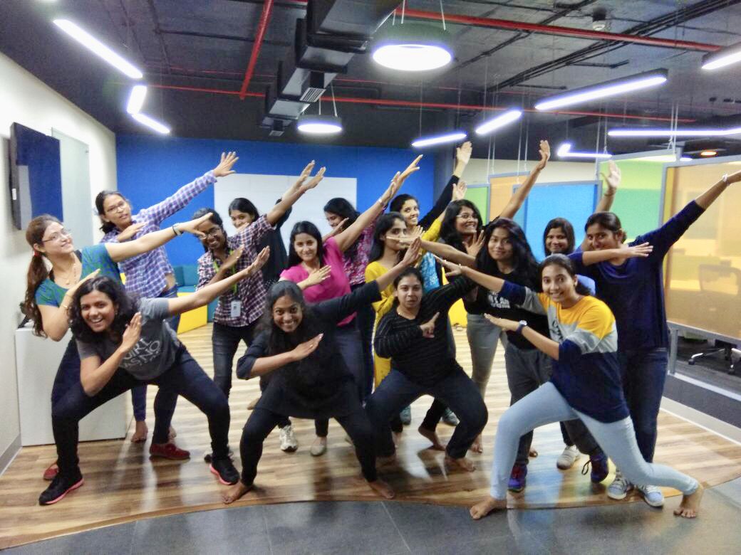 naveen_alex004's tweet image. Workout a sweat with #ZumbaMonday at @BrillioGlobal #MondayBlues #BSync