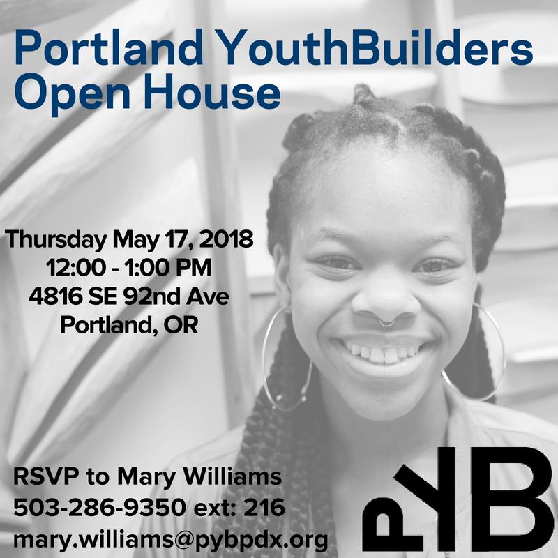 Save the date for PYB's Open House! If you are a current donor or community partner, this is a great way to get to know our program better. And if you're simply curious about what PYB is all about, this is a good way to find out. We hope to see you there! #pybpdx #pybstrong