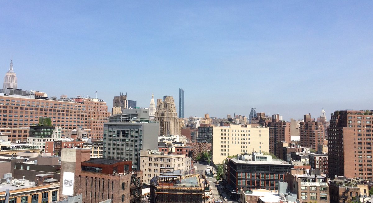 SamRunsLDN's tweet image. New York from the Whitney Museum's vertigo inducing outside gallery