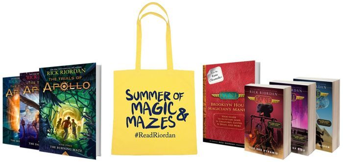 pragmaticmom's tweet image. Rick Riordan Giveaways! Winner Winner Chicken Dinner! bit.ly/2jTvFn5 via @ThisKid_Erik #giveaways #middlegrade #mathworkbooks