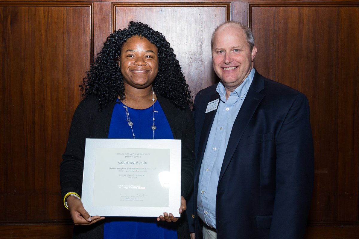 TexasScience's tweet image. Congrats to Courtney Austin, 2018 Dean’s Choice Impact Award winner! Austin, who is deaf, served as Director of @UT_SG's Disabilities &amp;amp; Inclusion Agency. She will walk this weekend for her BS in computational biology. #CNSGrad
Read more about her story: txsci.net/2If5tlw