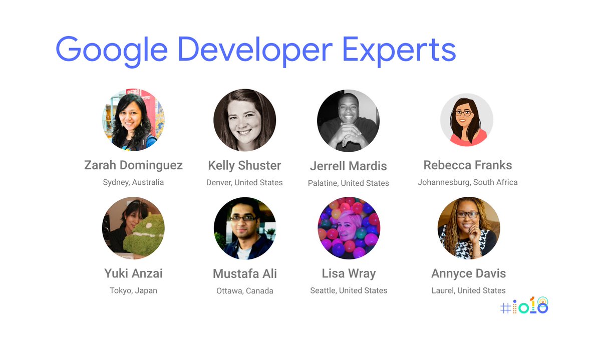 retomeier's tweet image. During my #IO18 session, I used this slide to highlight a small selection of the 90+ Google Developer Experts specializing in Android. Looking for a legit engineer to talk Android? Check out the full list:
developers.google.com/experts/all/te…