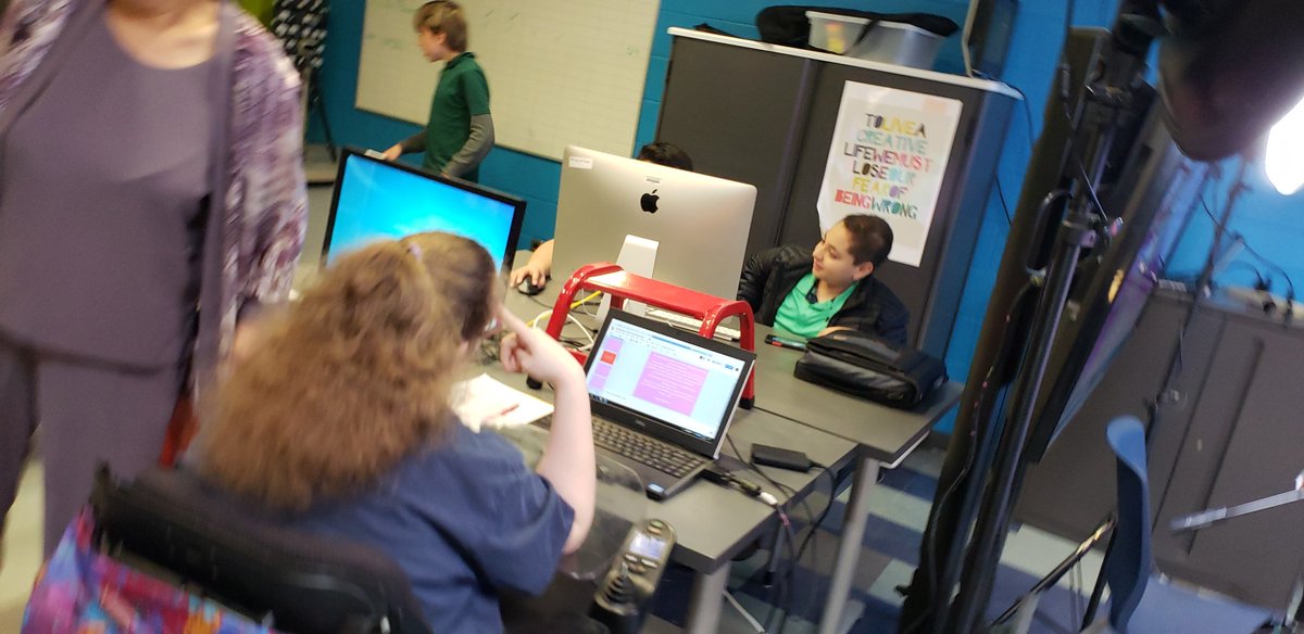 MNPSLearningTec's tweet photo. Wonderful start to the morning with #MrTrenkler and @ApolloReader at  @ApolloMiddle the students create, direct, and produce a morning news broadcast each day. #mnpslt #exceedinggreatexpectations #collaboration @MetroSchools @MNPSLibraries https://t.co/QD6p7DsbUy https://t.co/QvYOSyVhqN