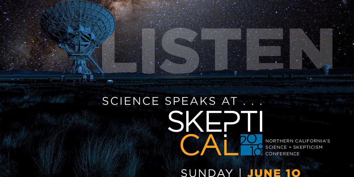 SkeptiCalCon's tweet image. LAST CHANCE for advance ticket sales for #SkeptiCalCon. Ticket prices go up May 15. Don't miss it- book NOW! SkeptiCalCon.com
#science #skeptic #skepticism