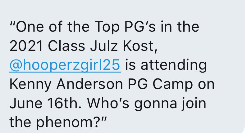 ghettogovner's tweet photo. Listen @chibbs_1 for Boys and Girls 7-18. I have confirmed @hooperzgirl25 for Sat June 16. Whose going to join The Phenom? We working over here at @ConcepcionSport. It’s going to be a Movie. Register at https://t.co/TDYtReI52R https://t.co/MA3qeudqxl