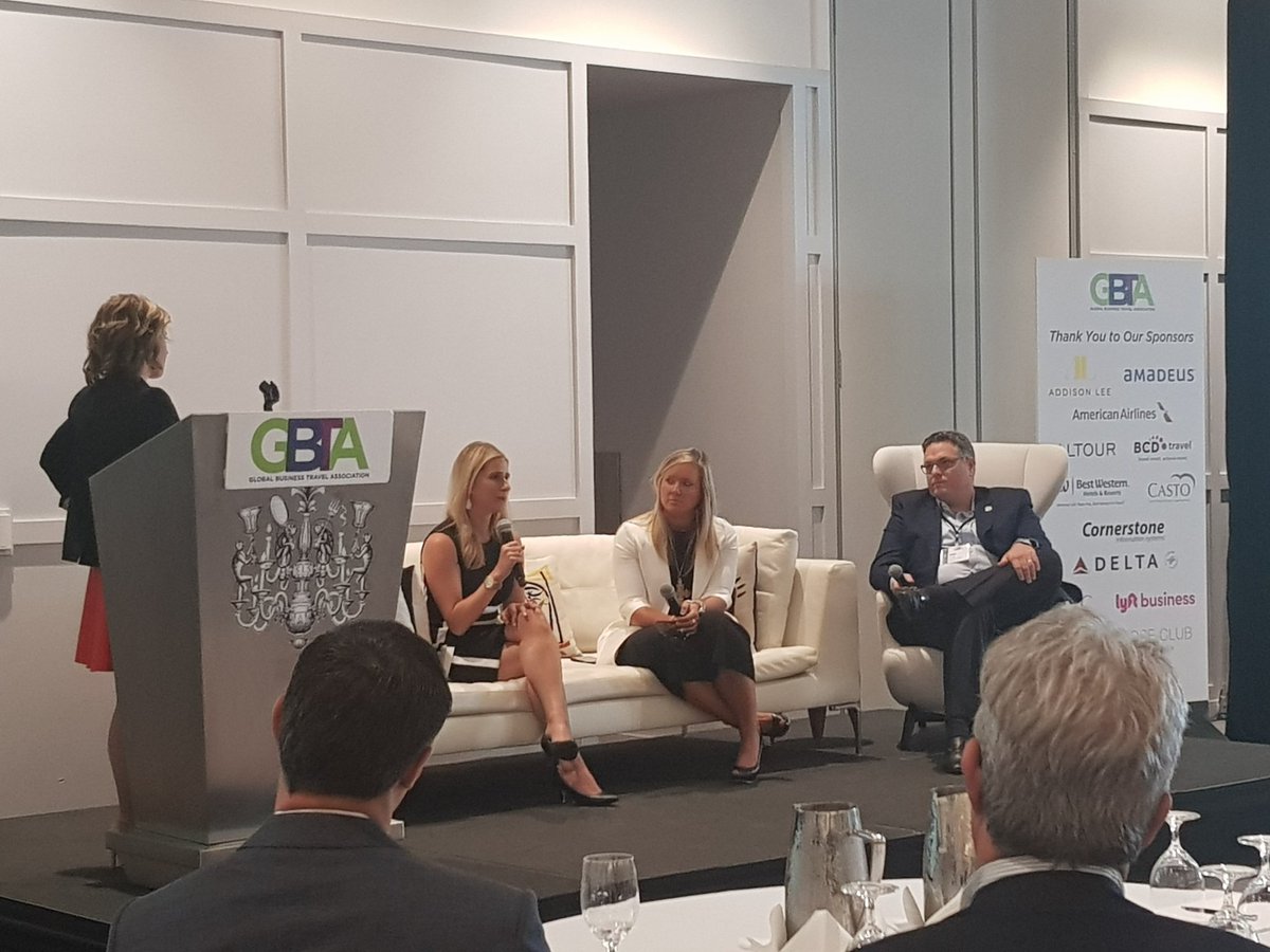 carostrachan's tweet photo. Allison Davis from @TandTNews Ultramar doing a great job moderating the "what do you want to be when you grow up" panel with 3 industry leaders 
#LadderUp #GBTALadders #BeTheRoad https://t.co/vxYvbhhwd5