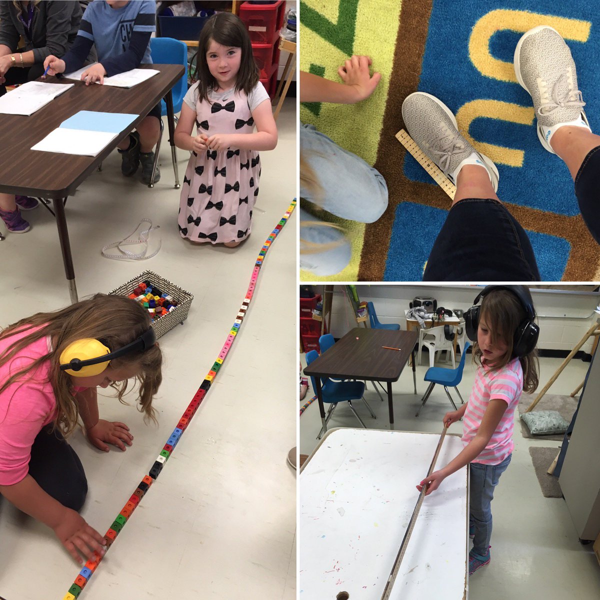 Laura_Genge's tweet image. What a great math discussion about HOW we figure out the height of this giant based on a hand print! Showing off Ss taking action to get these predictions to the police and help out our community helpers! @LadyEatonES @MATHnessTLDSB #mathdiscussion #investigation #inquiry