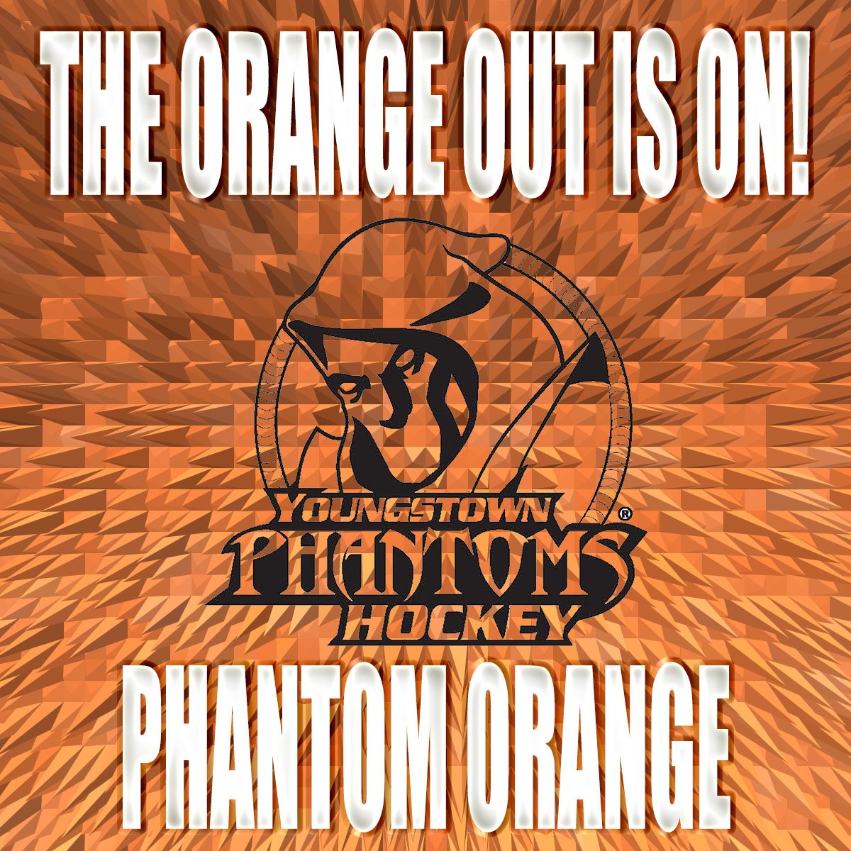 YtownPhantoms's tweet photo. Phantom Phans, we want to see you in your orange all week! Wear your orange and/or Phantoms gear, take a picture and tag us using the hashtags #PhantomOrange #OneTeamOneYOU! We'll be giving away 4 tickets for our game on Friday each day! #ClarkCupFinal #CityofYOU #CityofOrange https://t.co/yiEgajcwlX