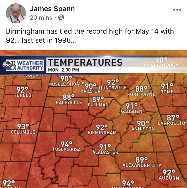 efox25's tweet image. Oh, mercy . . .  Looks like it may be a long, hot summer.  #lifeinthesouth