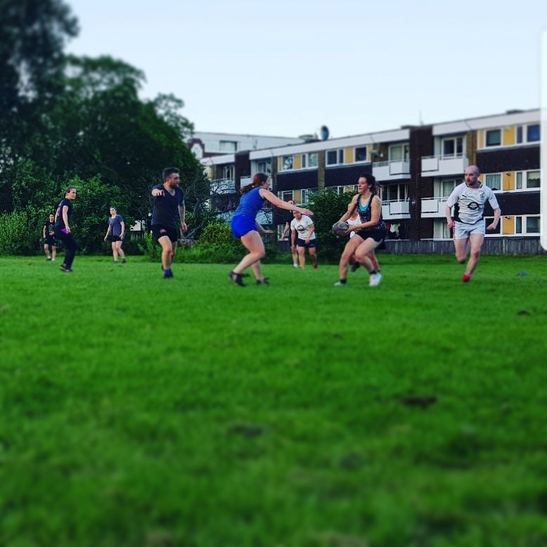 Pack up your kit bags - there's mixed touch rugby tomorrow! #WomensRugby #rugby #summer #freethingstodo #thisgirlcan #fitness #london #sunsoutgunsout