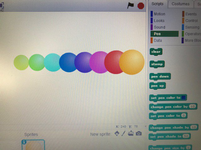 MGLWorld_Sally's tweet photo. Year 3 continued to explore patterns in @scratch using stamp @OLMCAshton. Well done Year 3! https://t.co/jxsVZ5PnhA