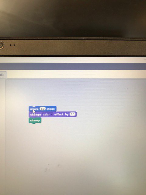 MGLWorld_Sally's tweet photo. Year 3 continued to explore patterns in @scratch using stamp @OLMCAshton. Well done Year 3! https://t.co/jxsVZ5PnhA