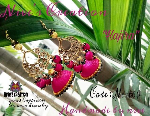 nivescreation's tweet photo. 💖💖 JESSY &amp; HAJIRA 💖💖#pinkpanther #blackbeauty #fancy #trendy #classic #functionwear #handmade #lovemaking #lotsoflove #longearring #pearl #beauty #beinghappy #takeurbeauty #grand #powerful #unique #lovablepiece #craziness @khushsundar @Bhavna__B @KikiVijay @KeerthyOfficial https://t.co/NPkymtr85S