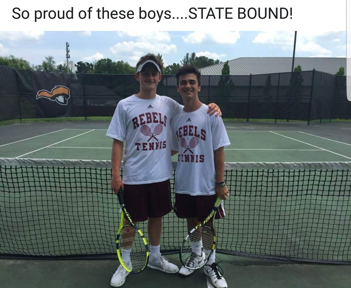 rebelsportssghs's tweet image. Region Tennis Champs--Turner Reaves and Landon Brown.  Headed to State Tournament.  Congratulations guys! #goingtostate