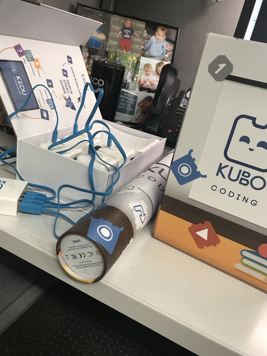 jess_malloy's tweet image. Currently charging my @KUBO_Robot so I can go try it out with some students and code! Thank you @pitscoed for giving me this opportunity! #screenfreecoding