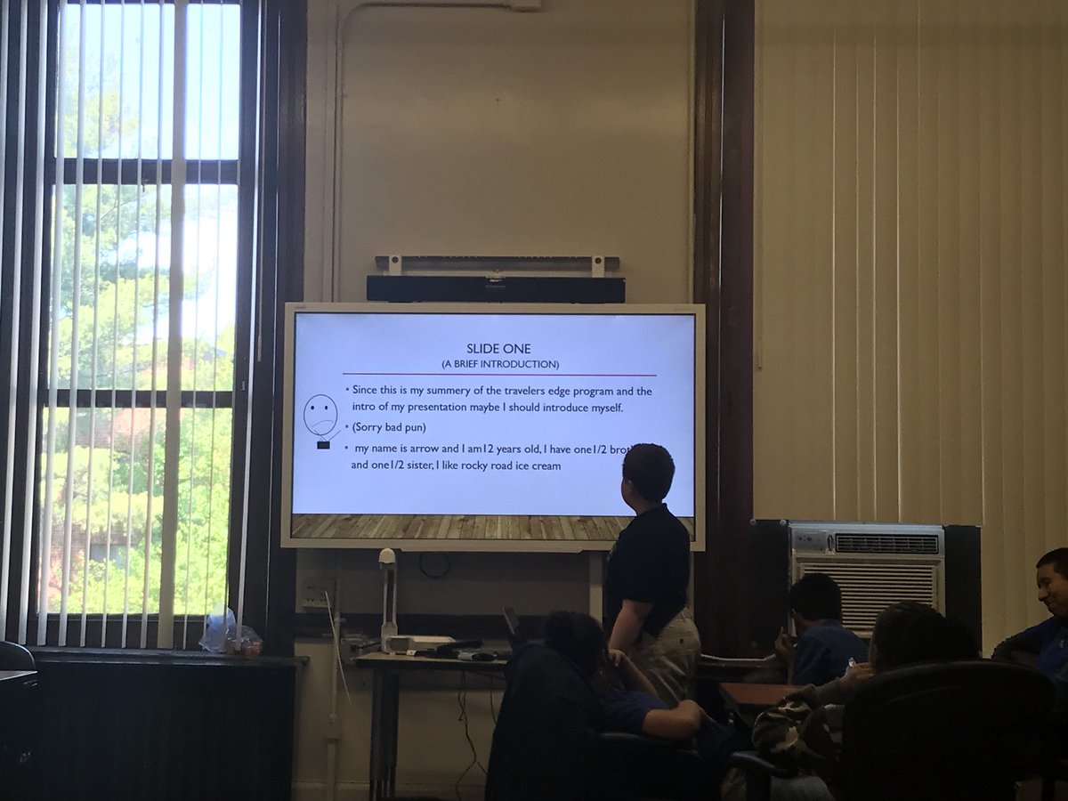 _mshanson's tweet photo. Traveler’s Early Edge students presenting their final projects! #bstemhartford #travelersearlyedge @BSTEMhartford @MrRichT1P @PathwaysAcad https://t.co/rGjJPHiWlZ