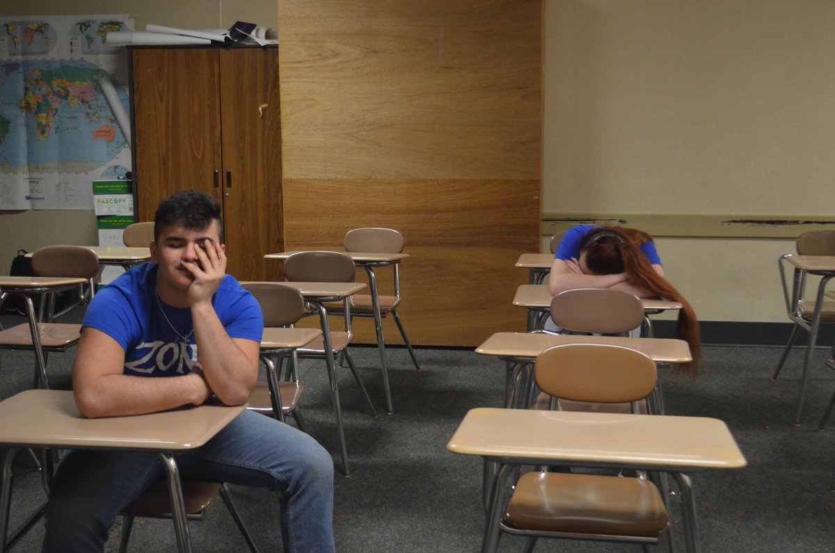 samassmedia's tweet photo. Make sure those who are taking the AP Calculus test tomorrow get a lot of sleep tonight, so the teachers don't catch you sleeping in class like these two! https://t.co/Xy3QWo551V