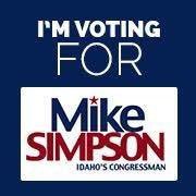 MikeSimpson4ID's tweet image. Change your profile photo to show that you’re voting for Congressman Simpson tomorrow! #GoMike