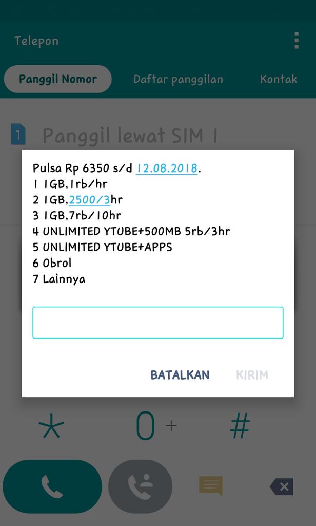 Lagi2 kepotong pulsa dari konten2 gak jelas @IM3Ooredoo .
Saya sudah sering banget komplain masalah ini tapi tdk pernah diindahkan.
<a href="/YLKI_ID/">Indonesia Consumers Organization</a> <a href="/kemkominfo/">IsNotSepuh</a> tolong dibantu dan ditindak hal2 seperti ini karena sangat merugikan dan menggangu.

Gambar: Isi pulsa,sms 1,sms2, sisa pulsa.