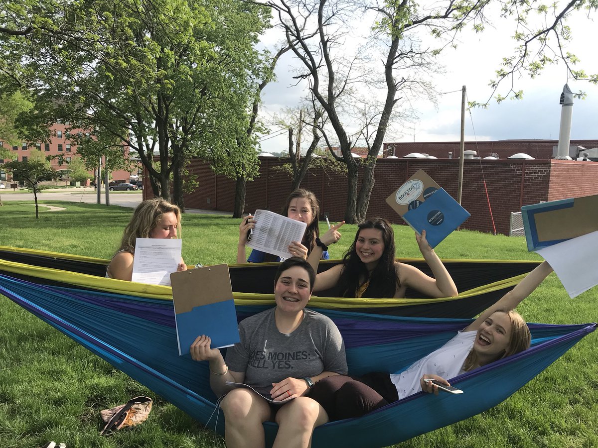 studentsfornate's tweet photo. (Literally) hanging with friends while fighting for the soul of our state = pure joy. Super fun Students for Nate event. We’re fired up! #iagov https://t.co/tJpryr8rVI