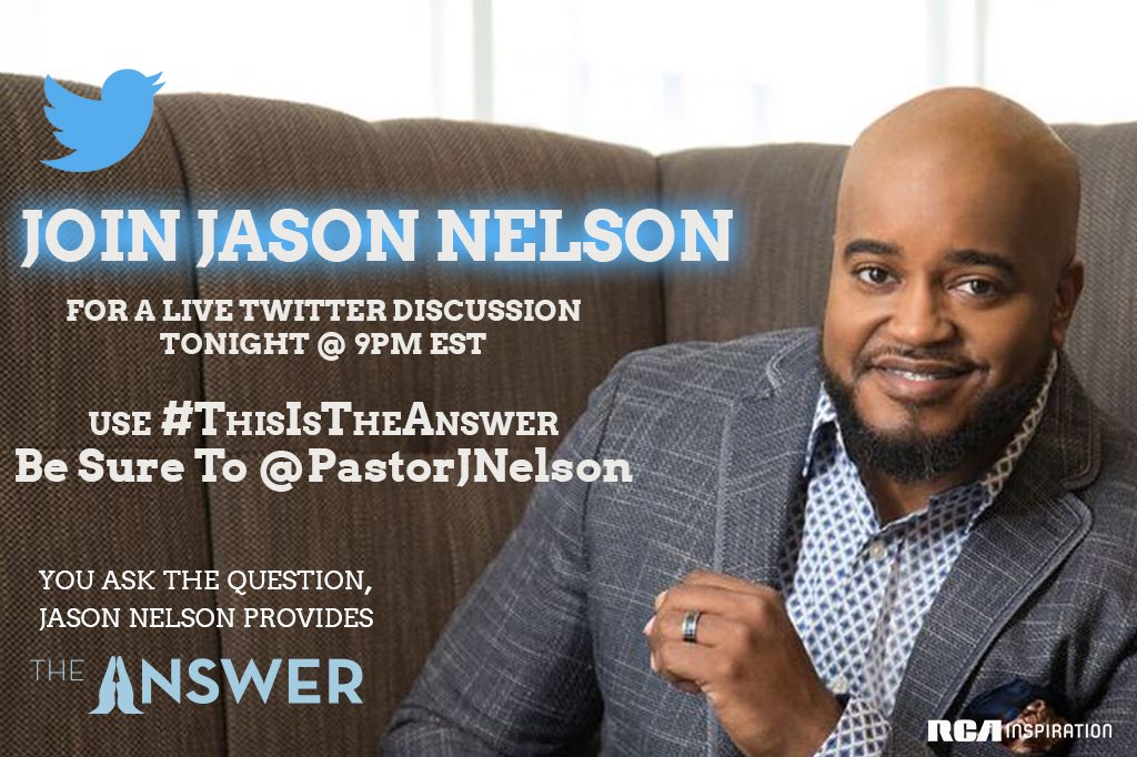 RCAInspiration's tweet photo. Head Over To @pastorjnelson twitter NOW! Lets talk about common questions we ask ourselves everyday! #ThisIsTheAnswer https://t.co/JrDkamx71l
