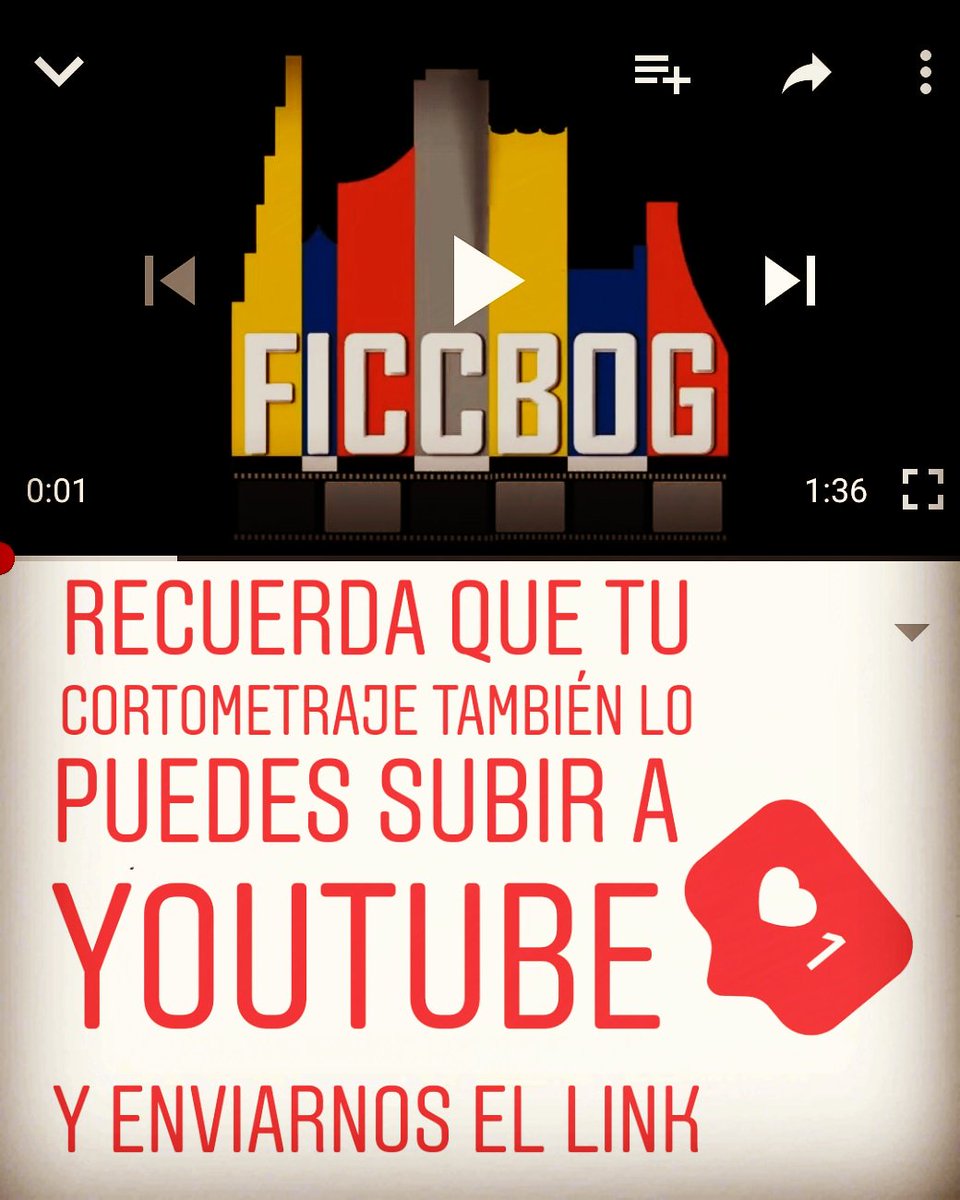 Ficcbog_Oficial's tweet photo. Puedes subir tu cortometraje a YouTube y enviarnos el link junto a tu poster oficial al correo productorficcbog@gmail.com
!No te quedes por fuera de nuestro Festival Internacional de Cine Cristiano en Bogotá!
#festival #cine #cristiano #Bogotá #producción #actores #ficcbog https://t.co/RWmSao1aHD