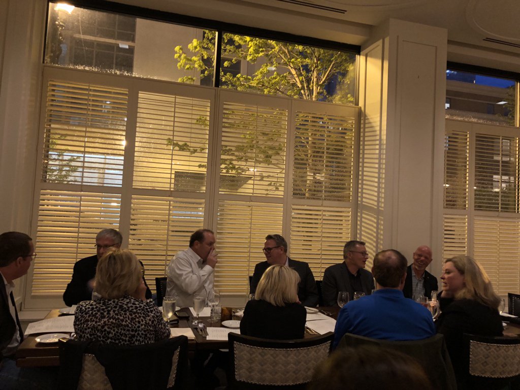 RennerStefan's tweet photo. #teamnetapp at the #veeamon alliance dinner tonight…. With @colmkeeg @ajbergh https://t.co/Wdc9GRfSa3