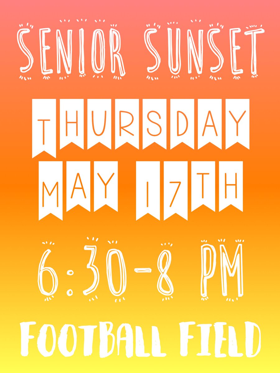 AVHS2018's tweet photo. Our days as Aggies are coming to an end. Join us on the football field one last time this Thursday. There will be music, bbq food and food trucks, games, posters for photos, and a balloon release. Friday is grad nite and the following weekend we GRADUATE! 🐮🌞🎓 https://t.co/X3SXXOs5Js