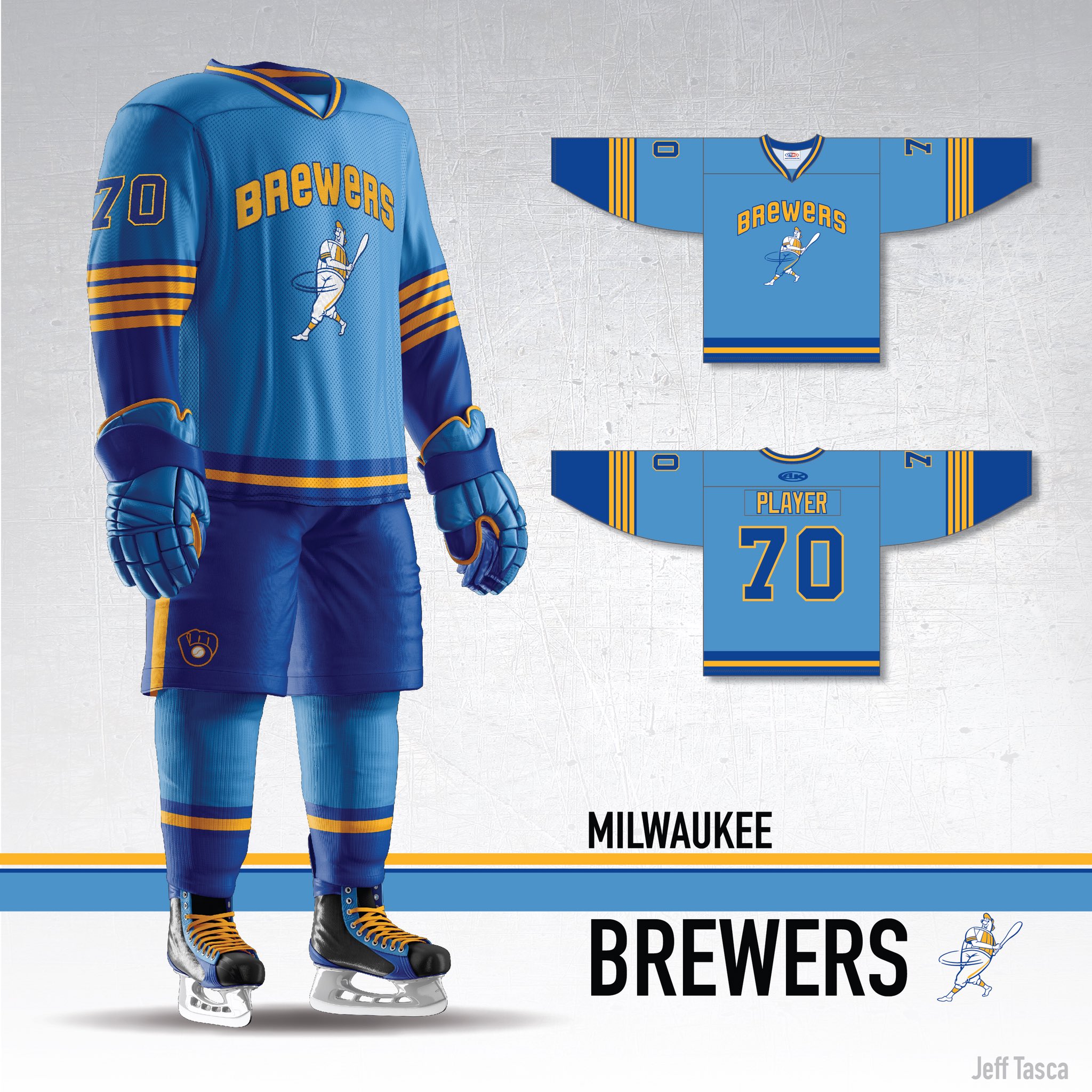 milwaukee brewers hockey jersey