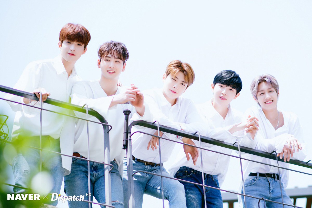 180515 Dispatch UpdateSEVENTEEN's DK with NCT's Jaehyun, NU'EST's Baekho, WANNA ONE's Jaehwan, and IZ's Hyunjun