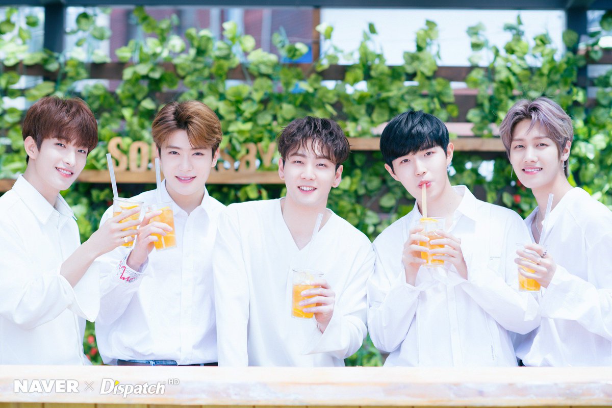 180515 Dispatch UpdateSEVENTEEN's DK with NCT's Jaehyun, NU'EST's Baekho, WANNA ONE's Jaehwan, and IZ's Hyunjun