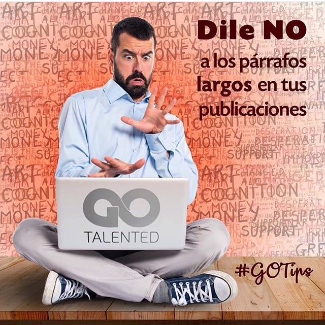 go_talented's tweet photo. Al colocar parrafos largos corres el riesgo que tus seguidores lean la mitad o hasta dejen de leer por completo.
No los aburras, se concreto. #gotalented #socialmedia #redessociales #socialmanager https://t.co/mAhxwhqGUD