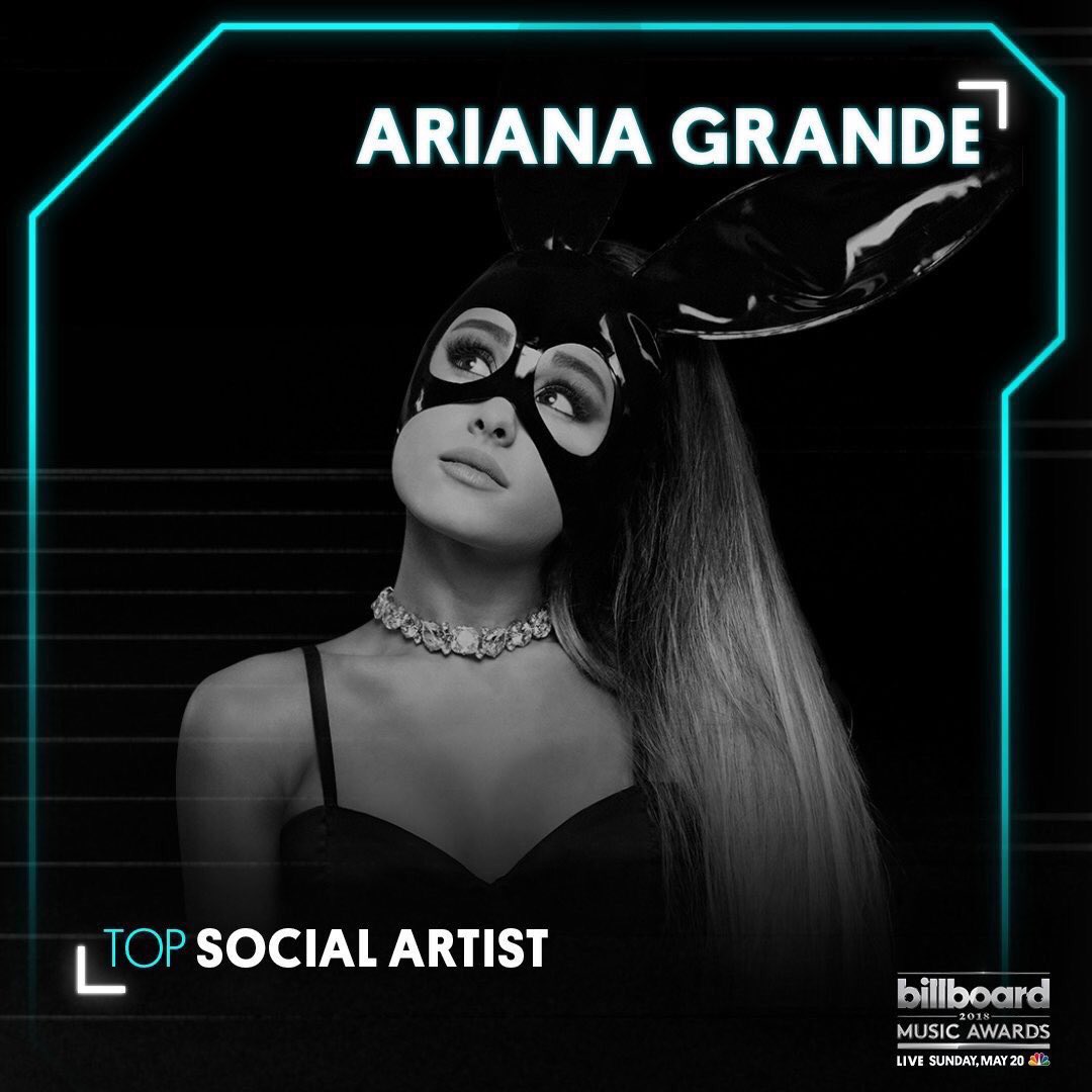 ArianatorFallen's tweet photo. We vote for Top Social Artist Award @ArianaGrande #iVoteArianaBBMAs https://t.co/ZvjknT5FNz