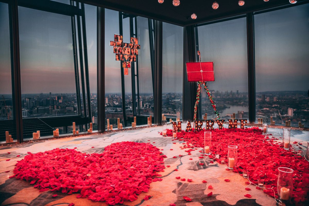 Beautiful proposal @ShangriLaShard 
#eventplanner #lovelondon