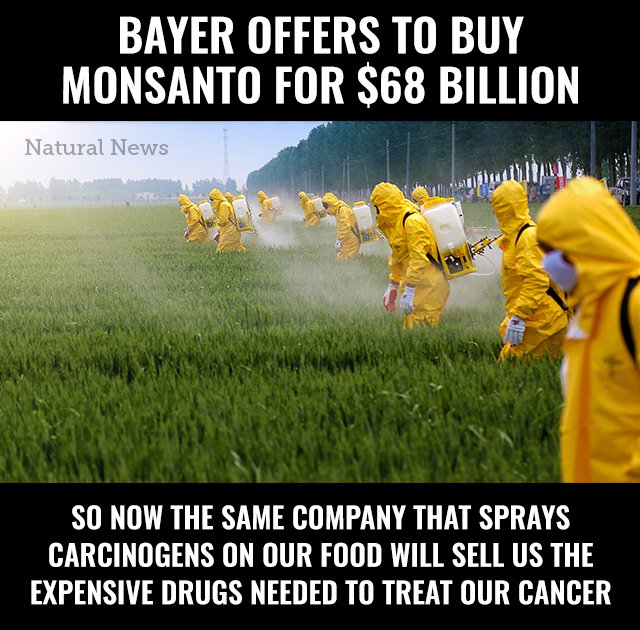 HealthRanger's tweet photo. Don't be fooled. #Monsanto #health #Bayer https://t.co/gnjlx9c2Bf