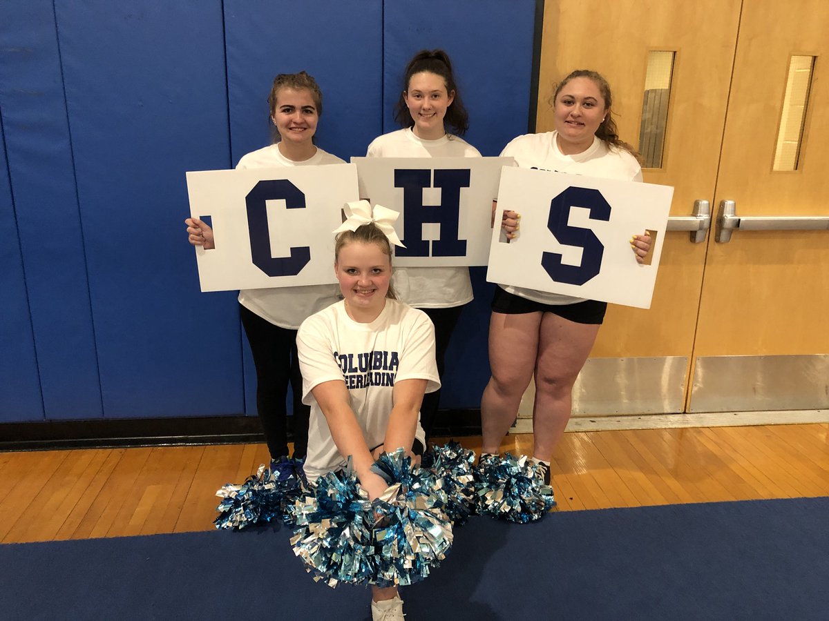 Columbia_Cheer's tweet photo. Congrats @UnifiedColumbia Basketball Class of 2018! 🎓 🏀 💙  #SeniorNight #ColumbiaPride https://t.co/vneUMvUswK