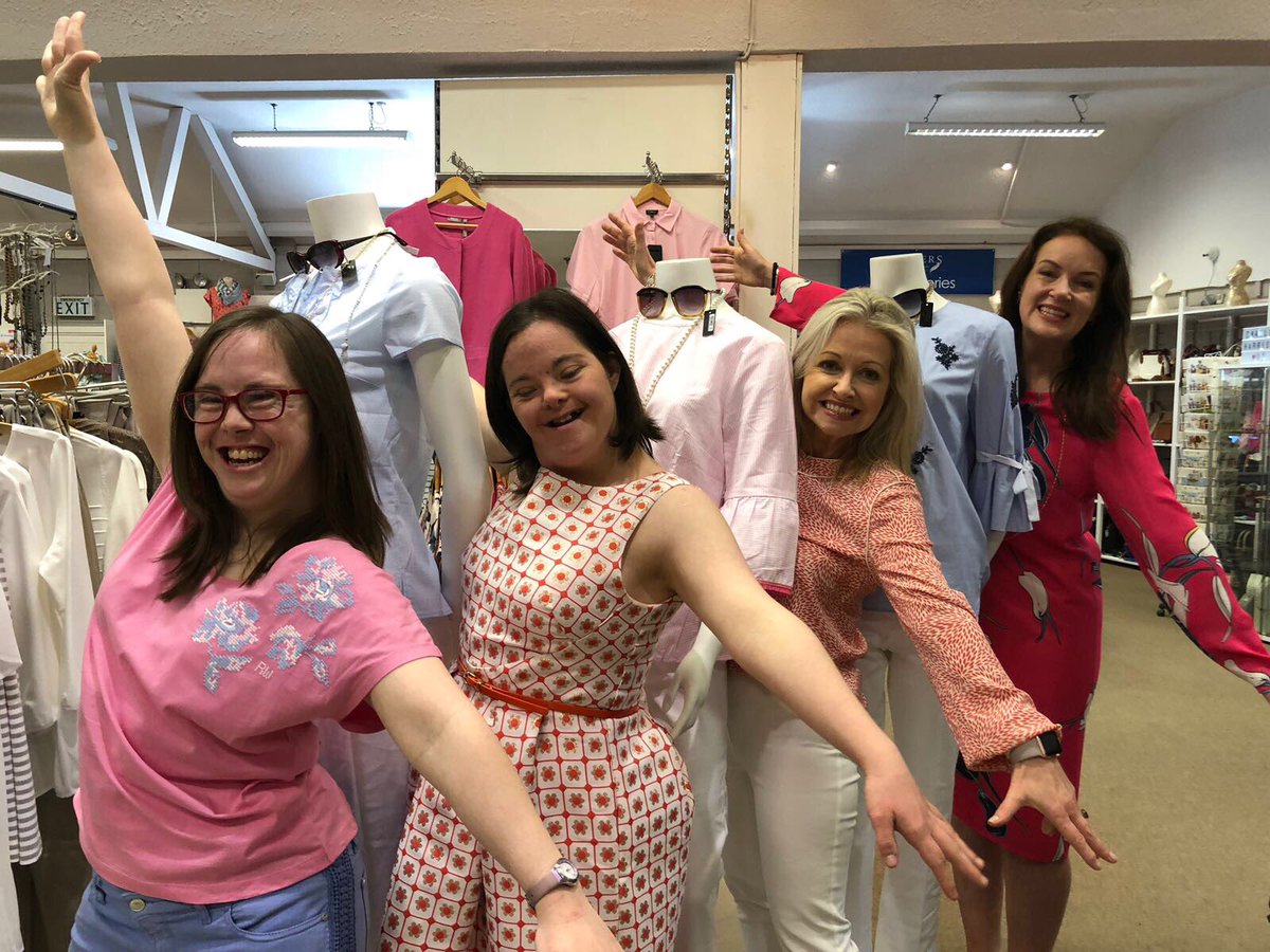 Models Cathy, Ciara <a href="/cathykellybooks/">Cathy Kelly</a> <a href="/DrCiaraKelly/">ciara</a> in Fishers <a href="/fishersofnmk/">Becci at Fishers</a> getting ready for a Fabulous Fashion Event 23 May 7pm