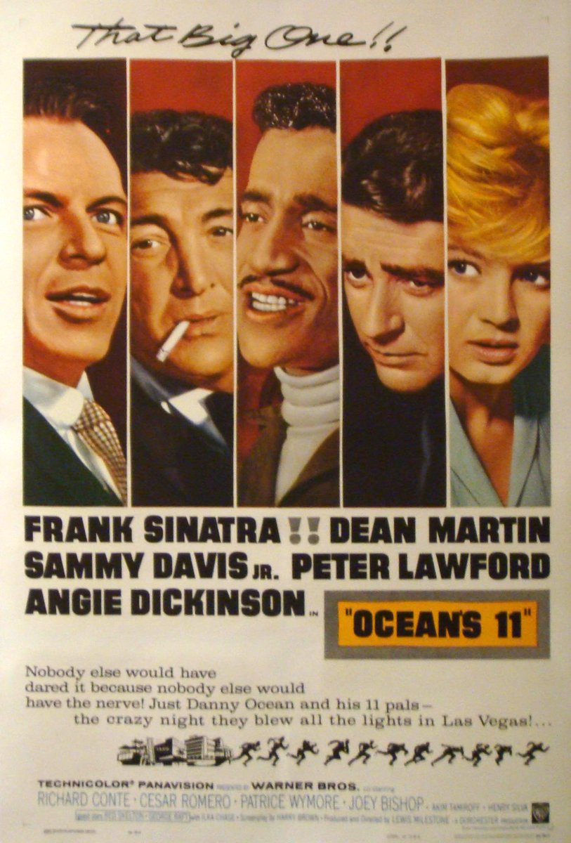 LimitedRuns's tweet photo. Today marks the 20th anniversary of Frank Sinatra's death, which we'll commemorate with this Ocean's 11 movie poster from 1960.
#franksinatra #retro #hollywood #sinatra #ratpack #sinatra #newyork #vegas #art #oldblueeyes #film #vintage #film #limitedruns #art #intageposters https://t.co/CAs3WdsLLF