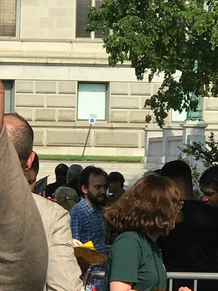 PeoplesParty_US's tweet photo. .@nick_brana, MPP founder &amp; director with Dr. Reverend Barber in police corral for shutting down Independence Ave. in D.C. #PoorPeoplesCampaign https://t.co/bCUNh2zdk4