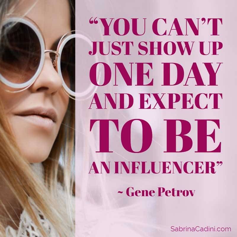 SabrinaCadini's tweet photo. "You can't just show up one day and expect to be an #influencer" ~ @GenePetrovLMC https://t.co/knQDcUSJ39 #MondayMovesMe https://t.co/QatrEj28F3