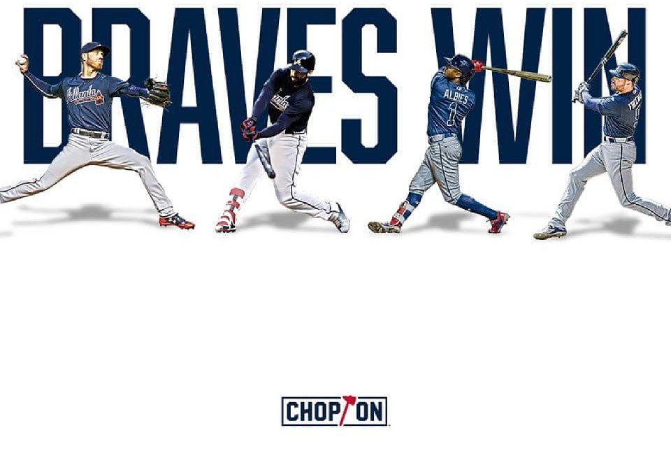 Great game <a href="/Braves/">Atlanta Braves</a>! Keep on rolling! #ChopOn #Atlanta #Braves #Baseball #MLB #baseballislife