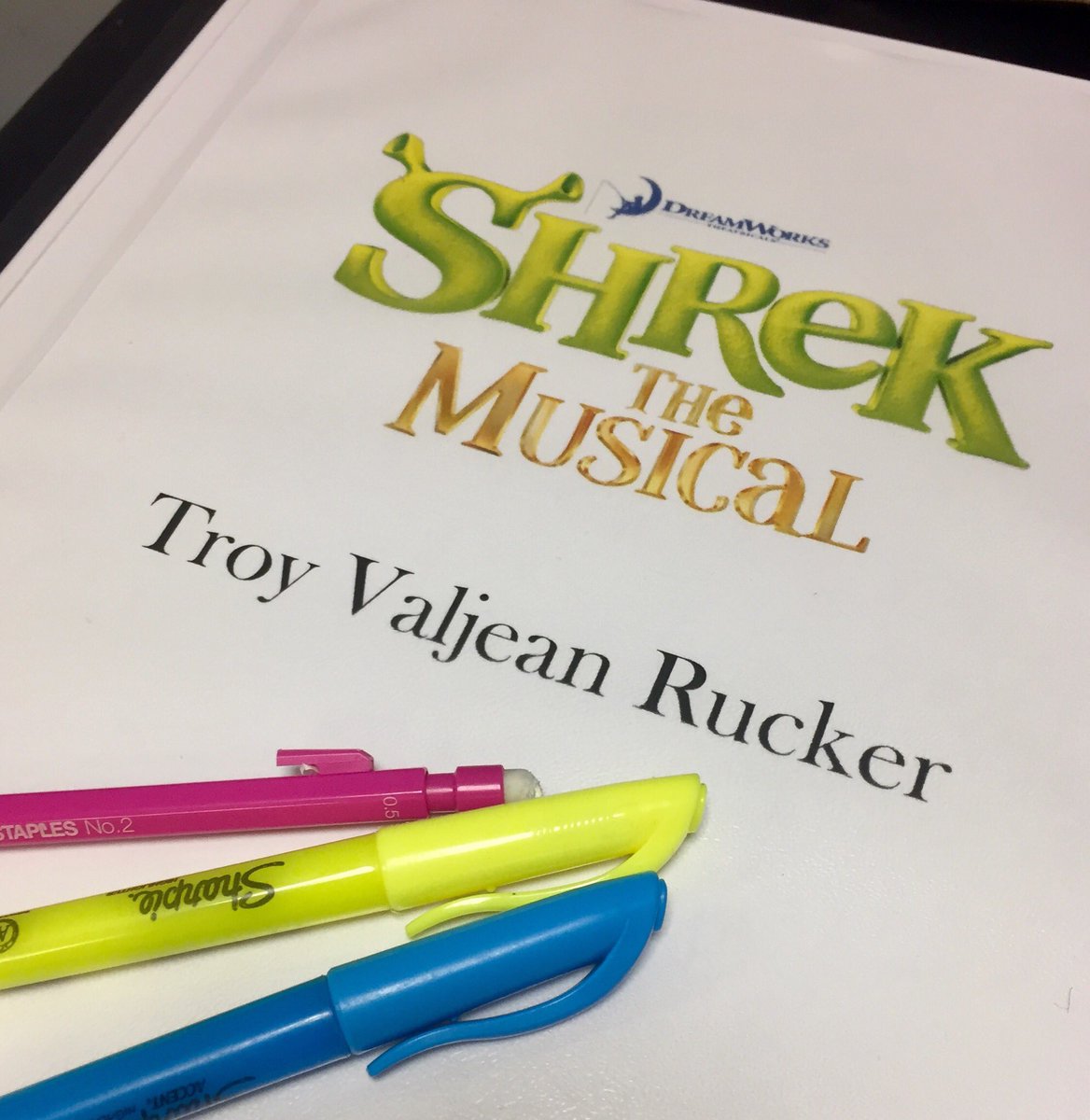 TroyVR_'s tweet photo. Rehearsal Day #1... for me. Everyone else started weeks ago! #ImmediateReplacement #Donkey #ShrekTheMusical @MayoCenter https://t.co/qgBcXIgxEZ
