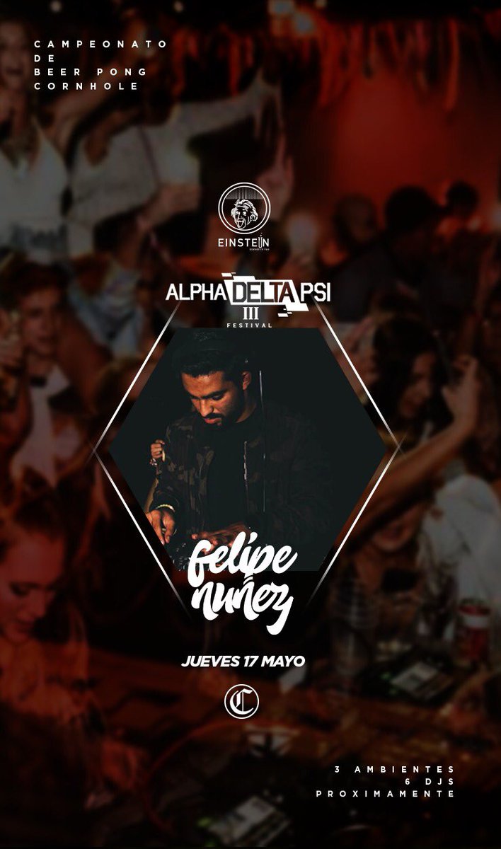 djfelipenunez's tweet image. #Festival

Este Jueves de Calle...

¡Volvemos con la mejor actitud en su Tercera edición de #AlphaDeltaPsi!

¡Voy a rifar 4 #DUENDES para este festival!
• Dar RT y “Me Gusta”

¡Nos vemos en el dancefloor💃🏼!

#DJFelipeNúñez