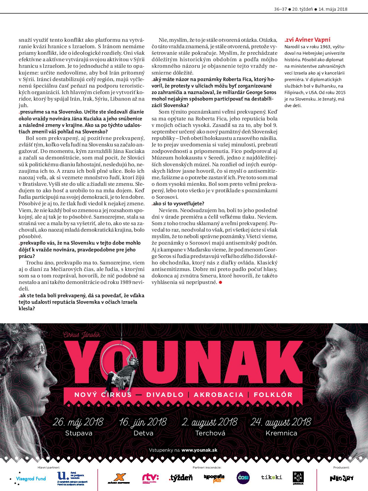 Amb. Zvi A. Vapni on Twitter: "The Slovak Weekly #Týždeň chose to publish interview on the exact 70th anniversary of the declaration of Israeli independence. Enjoy reading it...if you are fluent
