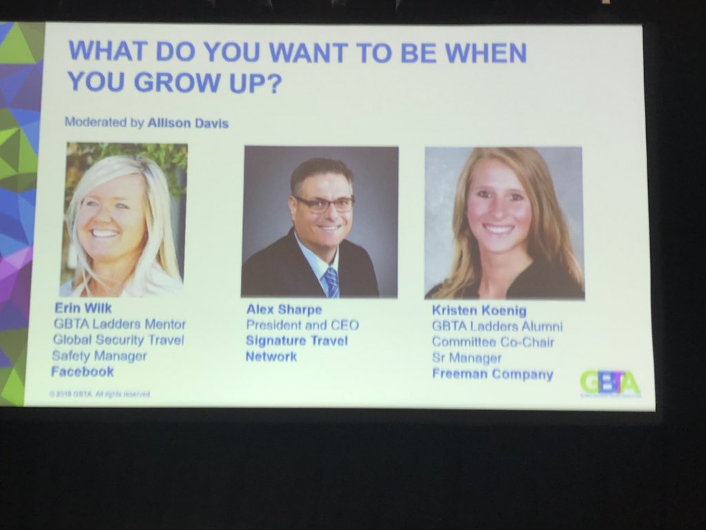 5ByMick's tweet photo. @GBTALadders @GlobalBTA @KristenKoenig @FreemanCo @facebook Erin Wilk and Alex Sharpe great talk led by @AllisonJDavis   What do you want to be when you grow up? @WINiTorg @ciswired https://t.co/JG5rKe6pWF