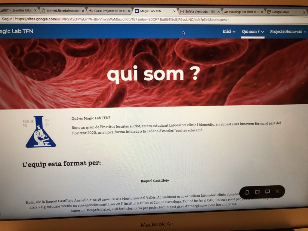 MagiclabTfn's tweet photo. Avui em continuat fent el nostre consultori virtual sobre la hematologuia, encara no està acabat però ja queda molt poc.Aixi que en quant o tinguem acabat os donarem mes informació.💉🔬🖥💻#LaNovaFP #lab1719 @jesuitesFP https://t.co/fm3CPXrbry