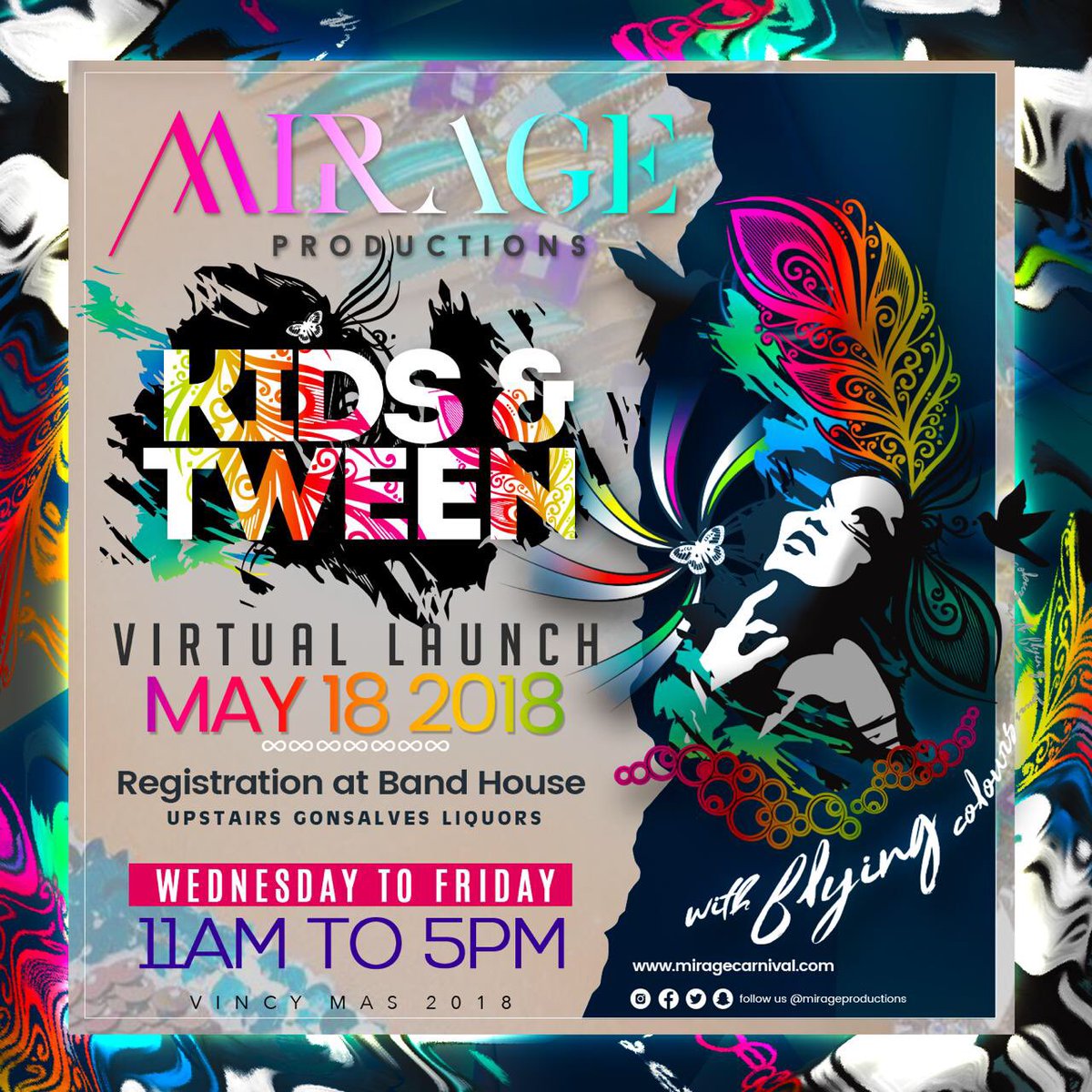 MegZ1498's tweet photo. The wait β³is almost over! This Saturday we unveil our kids and tween sections π #miragesvg #withflyingcolors #vincymas #weliveforthis https://t.co/gLm1w6NnuA